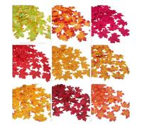Marcatore Pianta 50/100 pezzi di foglie d'acero artificiali, decorazioni(2 Random,100pcs)