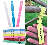Marcatore Pianta 50-100 pezzi di marcatori for piante impermeabili in plastica for appendere, for da giardinaggio(Red,100pcs)