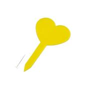 Marcatore Pianta Etichette for piante da giardino, 20/50/100 pezzi, etichette in plastica, marcatori for vivai, vasi fiori, segni di scrittura for piantine(Yellow,50PCS_8.3X4.7X4.5CM)