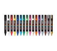 Marcatore Posca PC-5M | Punta a forma di proiettile da 1,8-2,5 mm (multicolor...