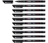 STABILO OHPen universal permanent, 10 Pack marcatore permanente Tipo di punta Ne