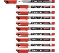 Marcatore - STABILO Write-4-all - Tratto Medio (1mm) - Confezione da 10 - Rosso