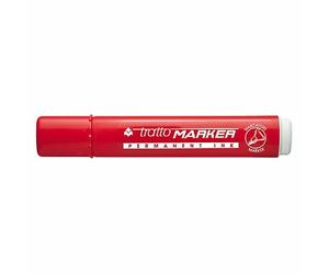 Marcatore Tratto Marker Rosso P.Tonda Cf 12 Pz
