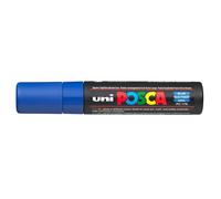 Marcatore Uni Posca a tempera Uni-Ball - blu - a scalpello - 15 mm - M PC17K B -