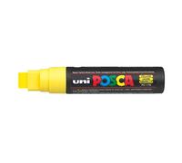 Marcatore Uni Posca a tempera Uni-Ball - giallo - a scalpello - 15 mm - M PC17K