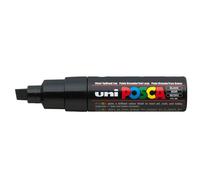 Marcatore Uni Posca a tempera Uni-Ball - nero - a scalpello - 8 mm - M PC8K N -