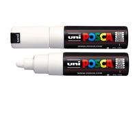 Marcatore Uni Posca a tempera Uni-Ball - tonda - 4,5-5,5 mm - bianco - M PC7M BI