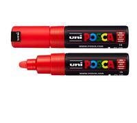 Marcatore Uni Posca a tempera Uni-Ball - tonda - 4,5-5,5 mm - rosso - M PC7M R -