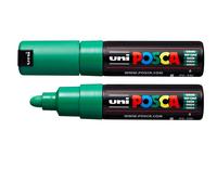 Marcatore Uni Posca a tempera Uni-Ball - tonda - 4,5-5,5 mm - verde - M PC7M V -