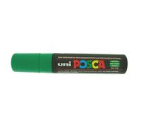 Marcatore Uni Posca a tempera Uni-Ball - verde - a scalpello - 15 mm - M PC17K V