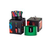 Marcatore Uni Posca PC5M - con coperchio verde - punta media - colori assortiti