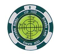 Marcatore verde della pallina da golf, lettore verde da golf | Indicatore di palla da lettura da golf antiruggine in lega di zinco,Guida alla lettura di golf di precisione, da golf portatili