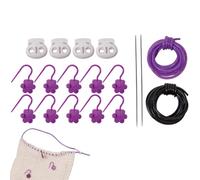 Marcatori A Clip Per Lavori All Uncinetto | 18 Pezzi Fermafilo Per Filati,Fermagli Per Lavori A Maglia | Per Amanti Della Creatività E Del Fai Da Te Nonna Filati Abbigliamento Cappelli Forniture Per C