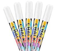 Marcatori a gesso liquido [CONFEZIONE 5 UNITÀ] per il business: marcatori a gesso liquido per lavagna, marcatori a gesso liquido per vetro, marcatori a gesso liquido, marcatori ad inchiostro liquido