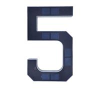 Marcatori alimentati solari resistenti alle intemperie della casa del LED con installazione facile per il segno domestico solare dell'ABS della decorazione dell'entrata anteriore