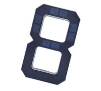 Marcatori alimentati solari resistenti alle intemperie della casa del LED con installazione facile per il segno domestico solare dell'ABS della decorazione dell'entrata anteriore