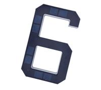 Marcatori alimentati solari resistenti alle intemperie della casa del LED con installazione facile per il segno domestico solare dell'ABS della decorazione dell'entrata anteriore