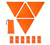 Marcatori Arancioni Per La Caccia - Copertura Magnetica con 12 Bottoni - 4 Pezzi Tetti Per Tenda Da Terra Portatili,Per Tenda, Zaino, Corsa, Avventura, Ciclismo, Costruzione, Uomini, Donne, Cacciatori