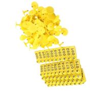 Marcatori Auricolari | 100 Pezzi 001-100 Forniture Per Giardinaggio - Marcatori Per Orecchie Di Capre - Per Allevamento Al Pascolo Di Capre Cani Cervi Conigli Maiali E Aree Esterne