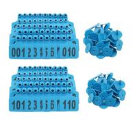 marcatori auricolari, Orecchio di bovino T001-100 -901-1000 Numero, Cavalli, Maiali, Capre e Pecore Animali da fattoria 701-800 Blu/Rosso/.901-1000(Blue,501 600)