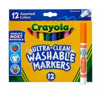 Marcatori Crayola Broad Line (12 pezzi), pennarelli lavabili per bambini, ass...