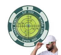 Marcatori da golf per posizionare marcatori da golf verdi, clip per cappello, lettura di | Cappello clip riutilizzabile per putting, accessori per l'uso in primavera