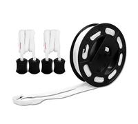 Marcatori di Confine Tennis - Set di Guide Elastiche sul Campo di Gioco, Strisce per esercitazioni, Linee di Gioco Multisport, temporanei | Marcatori Elastici per campi da Tennis per la