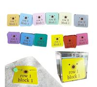 Marcatori di di per trapunte - Etichette per numeri di cucito, guide di carta | Schede tagliate con precisione per layout delle patch, posizionamento dei motivi,