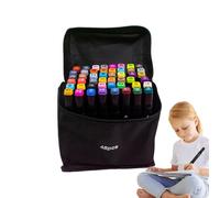 Marcatori di disegno di disegno - marcatori di disegno di disegno - kit di forniture d'arte permanenti | Kit di forniture d'arte di disegno con custodia, set d'arte Drawing Marker Pen per artisti, dia