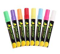 Marcatori di gesso 8pcs, 8 colori separabili segnali liquidi punte da 6 mm per vetri