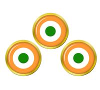 Marcatori Di Golf Con Il Simbolo Della Forza Aerea Indiana