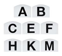 Marcatori di lettere per raddrizzamento a parete - Set di 8 pezzi, attrezzature resistenti alle intemperie | Costruzione durevole di alta qualità, set completo di lettere chiare per i progetti