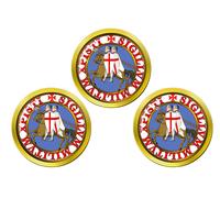 Marcatori Di Palla Da Golf Del Sigillo Dei Cavalieri Templari