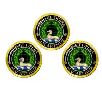 Marcatori Di Palla Da Golf Moderni Del Clan Scozzese Macarthur