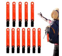 Marcatori di sentieri riflettenti | 12 pezzi marcatori di sentieri riflettenti | Trail-Markers per l'escursionismo | DACCHE RIFRESETTORE DI HACKING PER ESCENTIVI, CAZIONE, SPORT OUTDOOR, ACCESSORI DI