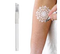 Marcatori di tatuaggi | Penna per tatuaggi temporanei | Segnali di stencil per tatuaggi per il corpo | Penne del corpo a doppia end | Strumento cosmetico sicuro per la pelle con applicazione regolare