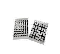 Marcatori for scansione 3D 1000 punti adesivi altamente riflettenti, 6 mm all'interno e 10 all'esterno for il tracciamento ottico