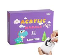 Marcatori Graffiti Artistico Per Bambini | Pennarello Pittura Acrilico Permanente, Penna A Pittura 12/24/36 Colori | Pennarello Acqua Punta Marcatore Graffiti Ad Asciugatura Rapida Pa