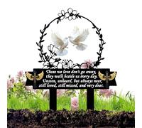 Marcatori Grave - 2 D CIMETERIA Memorial Acrilico, Cortile E Giardino | Decorazioni Di Intonaco Di Simpatia Cuore &, Una Tomba Di Tomba, Un Marcatore Di Tombe All'aperto A Prova Intemperie