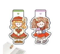 Marcatori magnetici, pennarelli laterali magnetici | pennarello laterale, segnalibro, segnalibro, segnalibro, segnalibro, 2 mollette laterali per cancelleria, libri da lettura, carta di markup