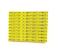 Marcatori numerazione cavi con colori vivaci, marcatori per cavi con lettere A-Z, etichette per cavi numerati, design a clip, tubo per marcare cavi color-codificati (260 pezzi, area conduttore in rame