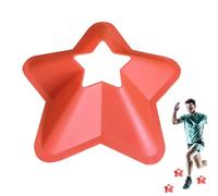 Marcatori per allenamento di calcio, coni a disco da calcio, puntali da calcio, coni Mark Disc Agility, attrezzatura per esercizi di calcio con stella a cinque punte per calcio