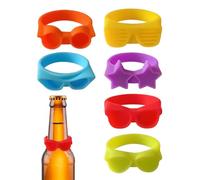 Marcatori per bevande per bicchieri, marcatori per bicchieri da vino,Marcatori per bevande Marcatori di vino Identificatori | Ciondoli per vino in Silicone 6X, etichette in vino, marcatori per