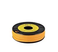 Marcatori per Cavi Segnacavi for cavi da 1 volume 0 a 9 for,5/2,5/4/6 mm² Avvolgimento a spirale colorato Etichetta isolante in PVC Guaina antiscivolo for rete di tubi(Minus,EC-1mm2)