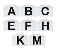 Marcatori per formaggio, 8 pezzi - Piastre lettere in resistente per equitazione indoor e outdoor | Lavagne a vite A K E H C M B F Strumenti di addestramento robusti per resistenti