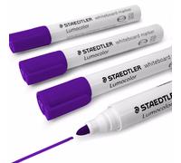 Marcatori Per Lavagna Staedtler Lumocolor Bianco Con Punta A Fuscello Set Da 4