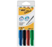 Marcatori per lavagne bianche BIC Velleda 1741 punta conica 4,5 mm assortiti - astuccio da 4 - 9581501