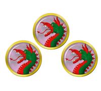 Marcatori Per Palla Da Golf Con Testa Di Drago Araldica