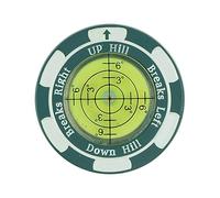 Marcatori per palline da golf per mettere marcatori verdi e da golf per mettere il verde | Allenatore di golf con accessori per l'allenamento a bolle orizzontali, per l'allenamento della clip del