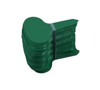 Marcatori Per Piante 200 pezzi di identificazione smerigliato segno fiore albero etichetta marchio pianta in vaso vivaio segni scheda rapida etichetta di plastica tipo T(Green)